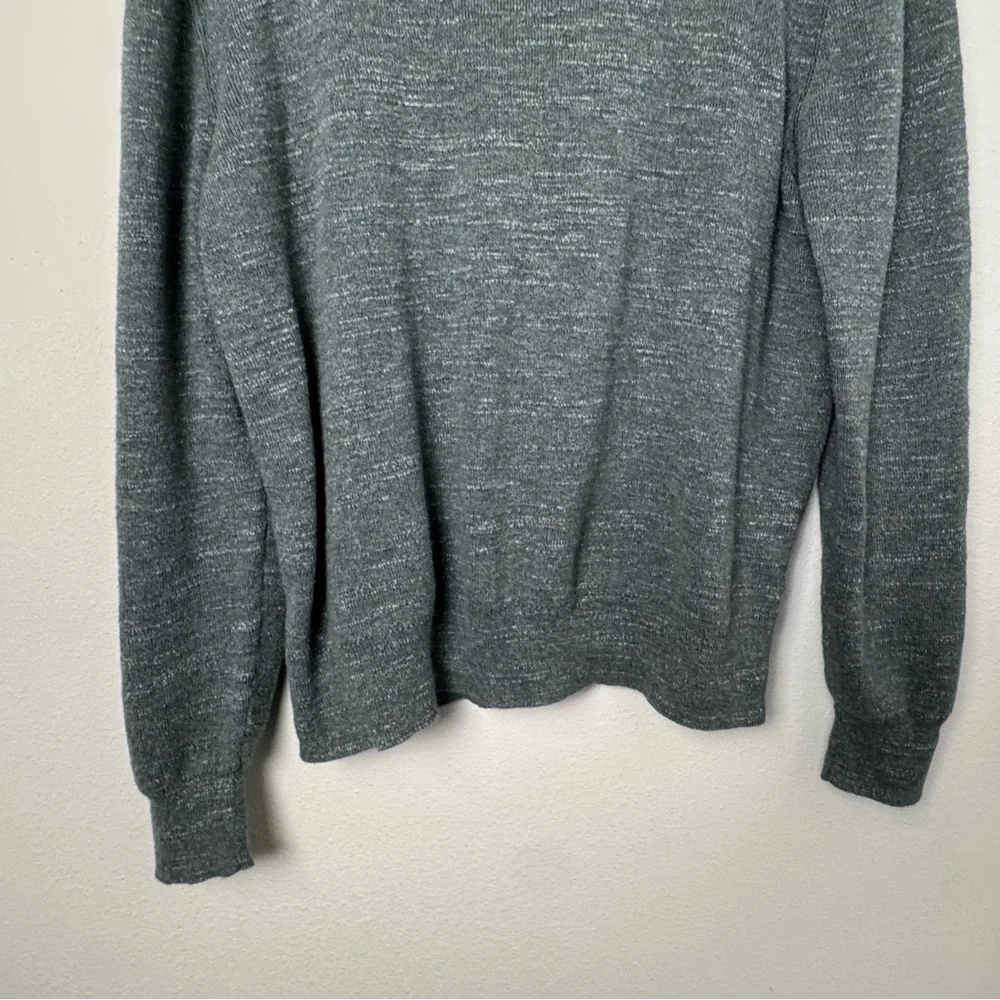 J. Crew Rugged Cotton Sweater STYLE #AR547 Green‎ Size Large